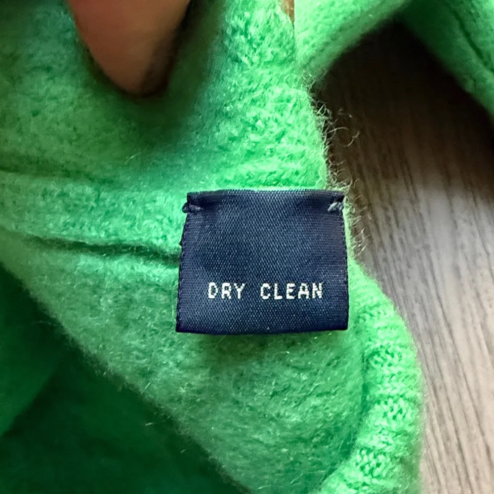 Polo Ralph Lauren Vibrant 100% Cashmere Green Crew Neck Sweater